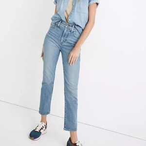 Madewell The Perfect Vintage Jeans Women  Blue Size 32 Tall Slim Straight Casual